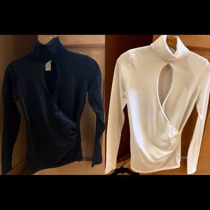 Set of Authentic Cache Keyhole Turtlenecks